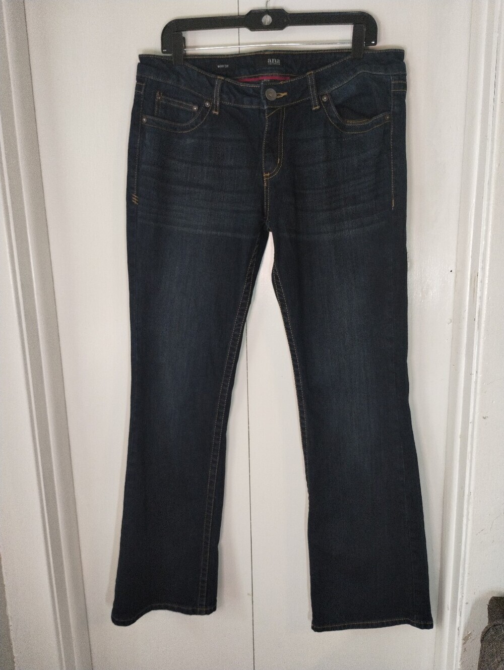 a.n.a Dark Indigo Flared Jeans